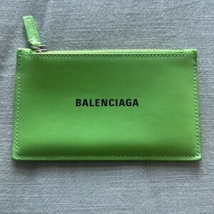 Balenciaga zip wallet/card case